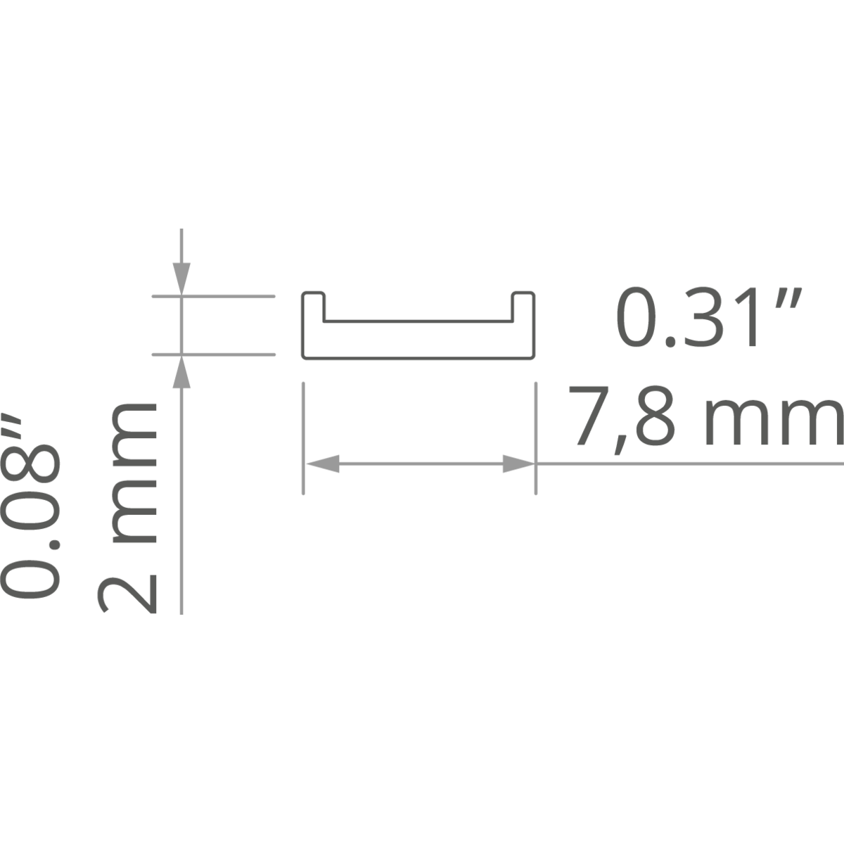 Abdeckung PIKO-7, schwarz – technische Zeichnung / Maße
