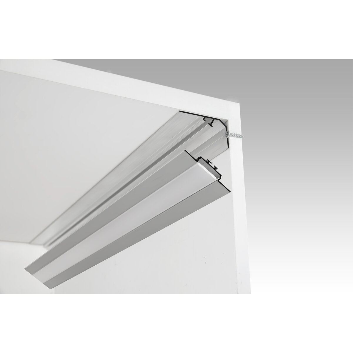 Profil LOC-30, silber eloxiert – Anwendungs-/Detailbild