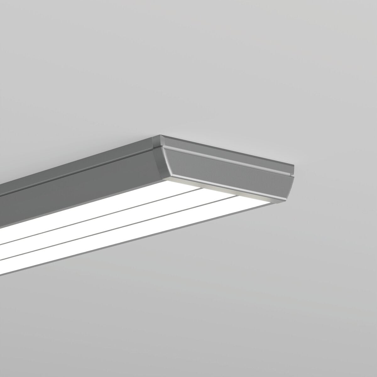 KLUŚ Endkappe TETRA-43, silbern, PP – Detail-/Anwendungsbild