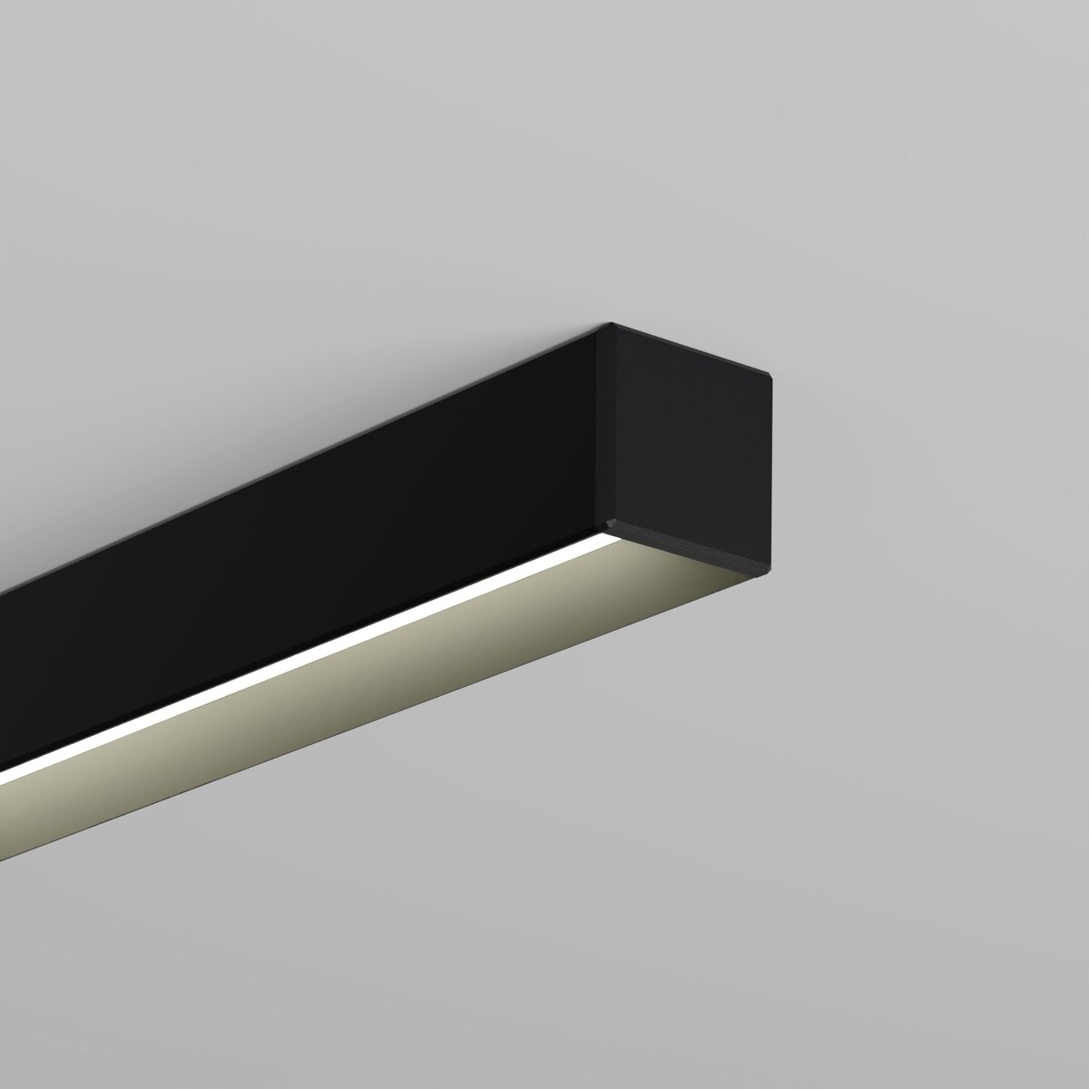 KLUŚ Endkappe MICRO-G, schwarz, ABS – Detail-/Anwendungsbild