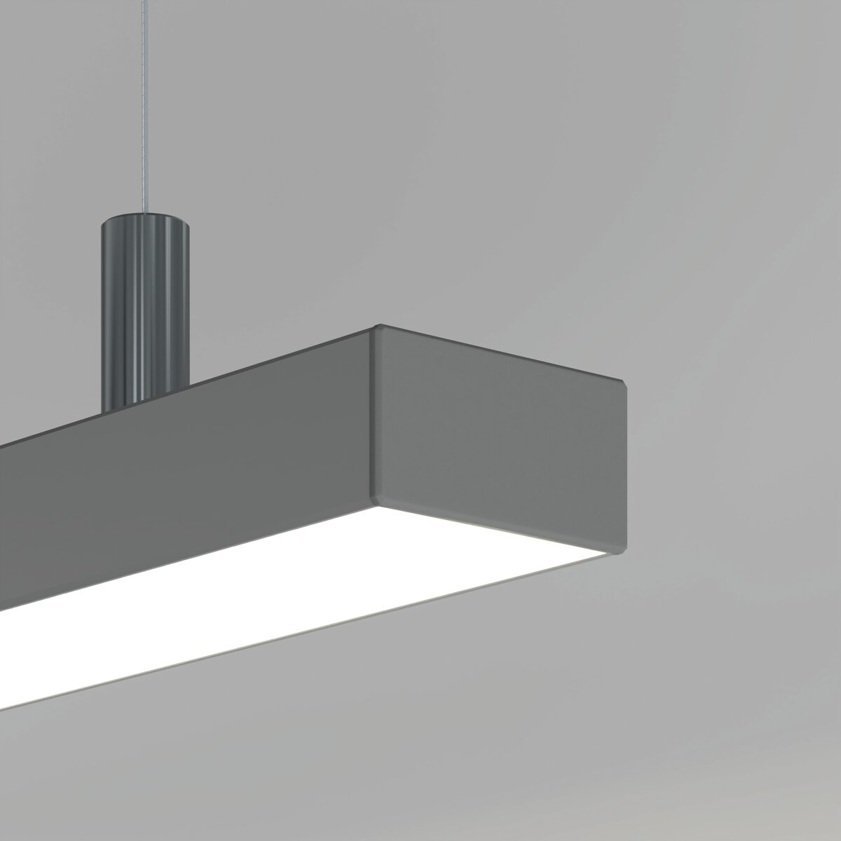 KLUŚ Endkappe LIPOD-50, grau, ABS – Detail-/Anwendungsbild