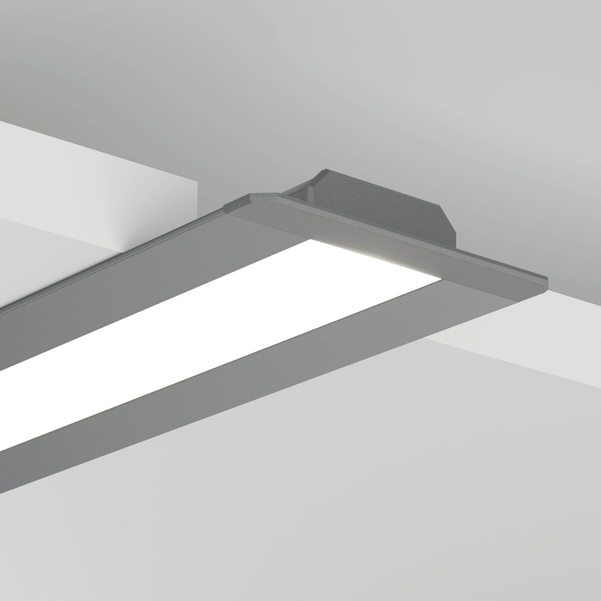 KLUŚ Endkappe OPAC-30, silbern, PP – Detail-/Anwendungsbild