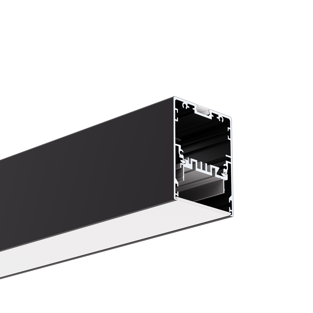 Profil MOD-50, schwarz eloxiert – Produktbild