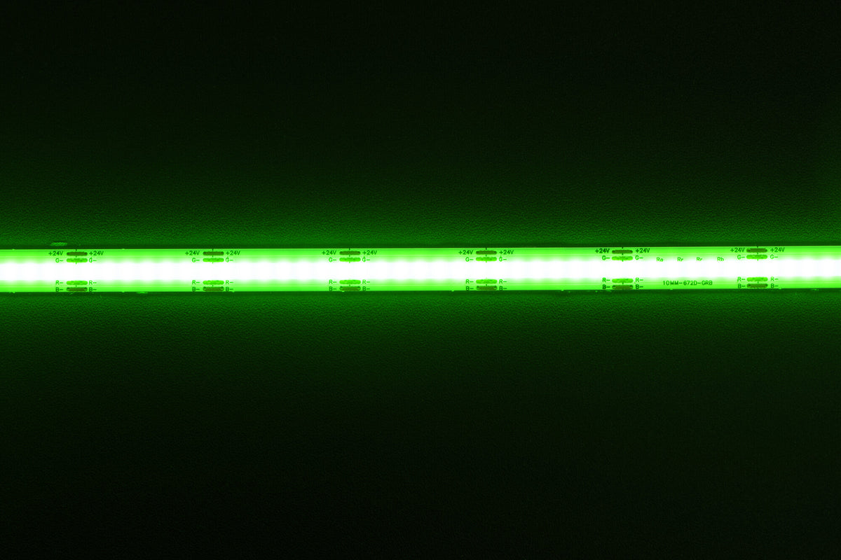 COB RGB LED Strip 24V 15W/m IP20 Länge 5m
