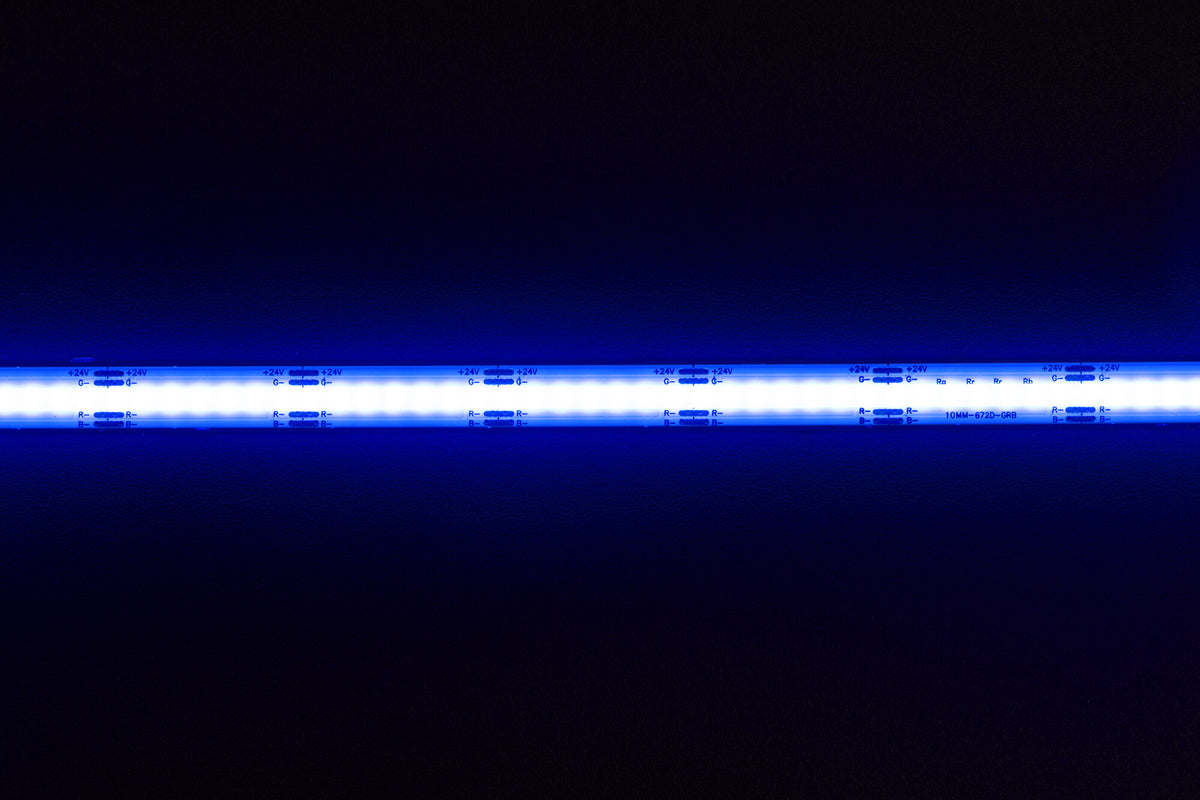 COB RGB LED Strip 24V 15W/m IP20 Länge 5m