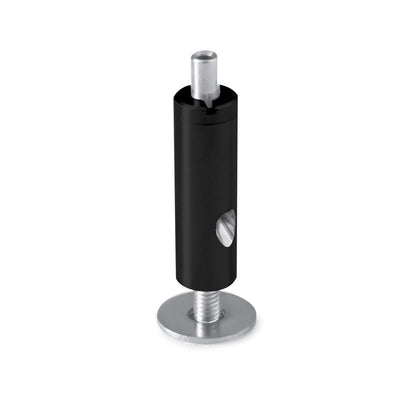 KLUŚ Befestigung M4-12, schwarz, rostfreier Stahl, Messing, Nylon – Produktbild