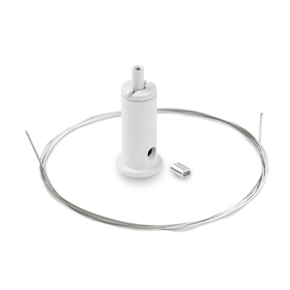 KLUŚ Befestigungsset RG-1, weiß, Messing – Produktbild