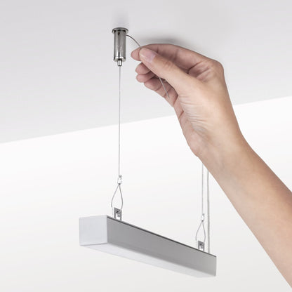KLUŚ Befestigungsset RG-1, silbern, Messing – Detail-/Anwendungsbild