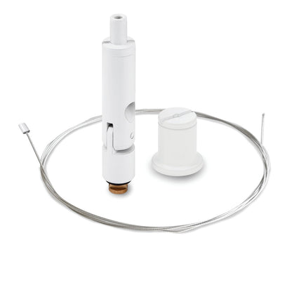 KLUŚ Befestigungsset RD-2, weiß, Messing – Produktbild