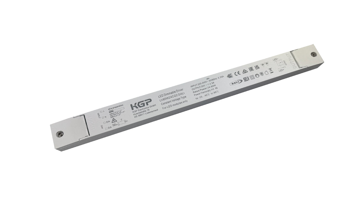 KGP LV DALI-2 LED-Netzteil 24V 60W IP20 – DALI / Push-Dim