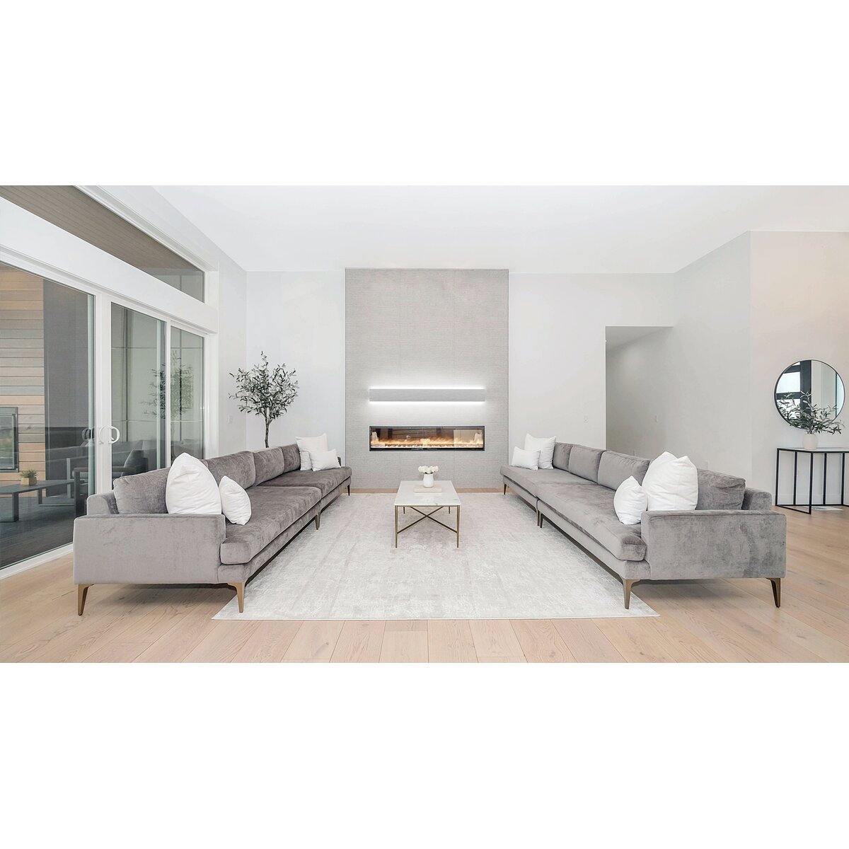 Profil PLAKIN-DUO, lackiert, Karamell (NCSS3030-Y60R) – Anwendungsbild