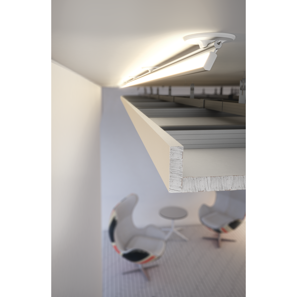 Profil POLI, silber eloxiert – Anwendungs-/Detailbild