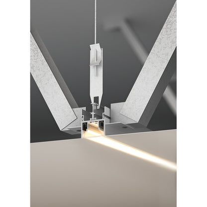 Profil FOLED, silber, nicht eloxiert – Anwendungs-/Detailbild