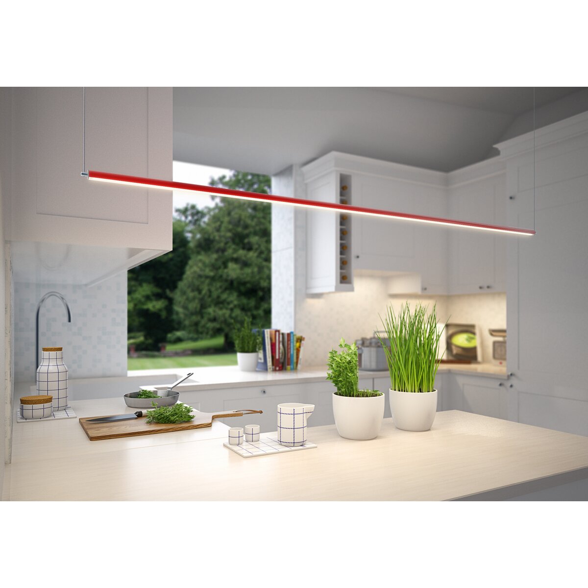 Profil OLEK, lackiert, Salbei hell (NCSS2010-G50Y) – Anwendungsbild