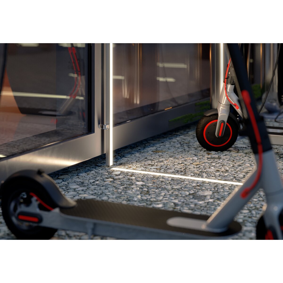 Profil HR-MAX, silber eloxiert – Anwendungs-/Detailbild