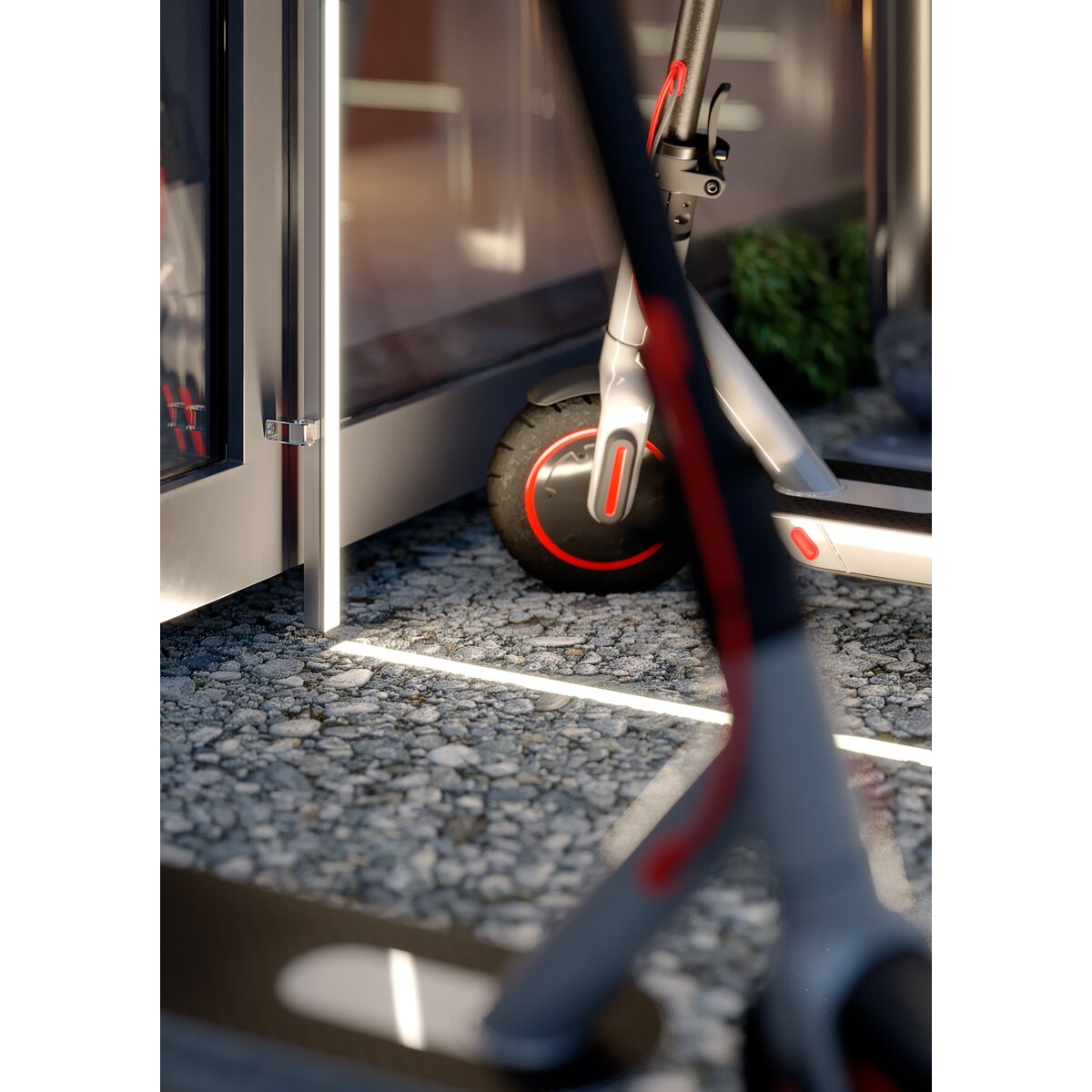 Profil HR-OPTI, silber eloxiert – Anwendungs-/Detailbild