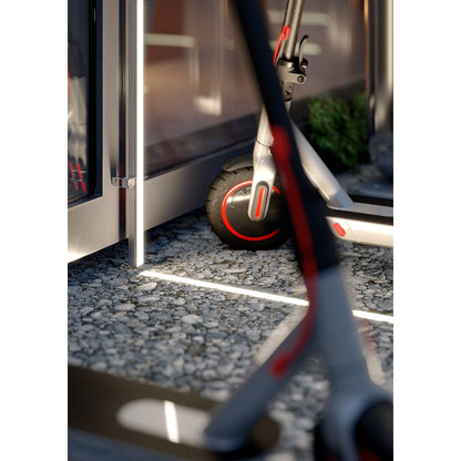Profil HR-OPTI, silber eloxiert – Anwendungs-/Detailbild