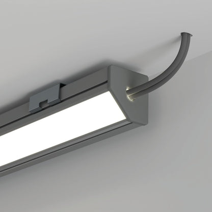 KLUŚ Endkappe mit Loch 45-PLUS-OTW, grau, ABS – Detail-/Anwendungsbild
