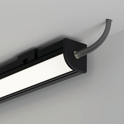 KLUŚ Endkappe mit Loch 45-PLUS-R-OTW, schwarz, ABS – Detail-/Anwendungsbild