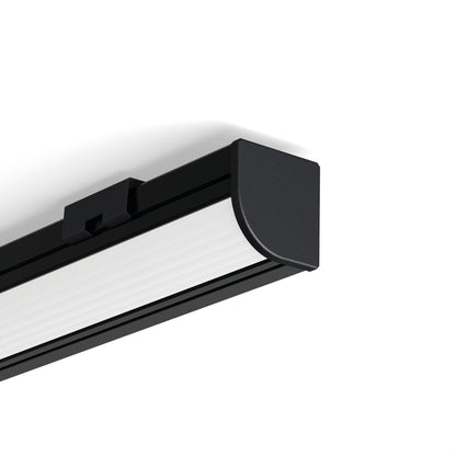 KLUŚ Endkappe 45-PLUS-R, schwarz, ABS – Detail-/Anwendungsbild