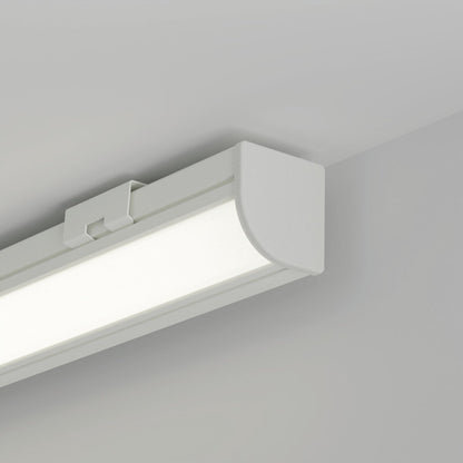 KLUŚ Endkappe 45-PLUS-R, weiß, ABS – Detail-/Anwendungsbild