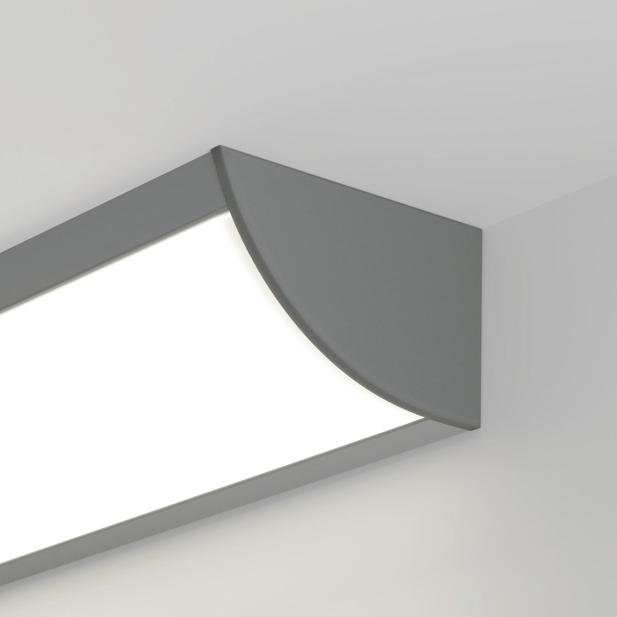 KLUŚ Endkappe KOPRO-30-L-P, grau, PP – Detail-/Anwendungsbild