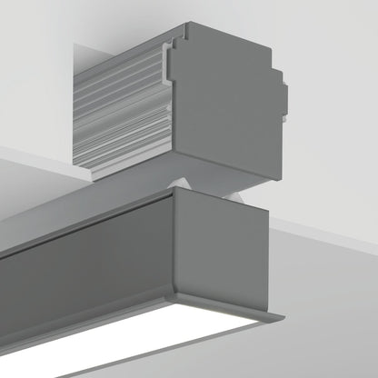 KLUŚ Endkappe TEKNIK-ZM, grau, PP – Detail-/Anwendungsbild