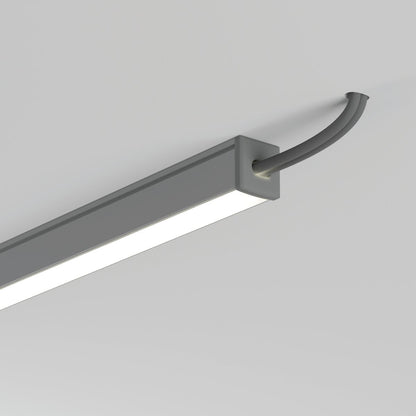 KLUŚ Endkappe mit Loch PIKO-ZM-OTW, grau, ABS – Detail-/Anwendungsbild