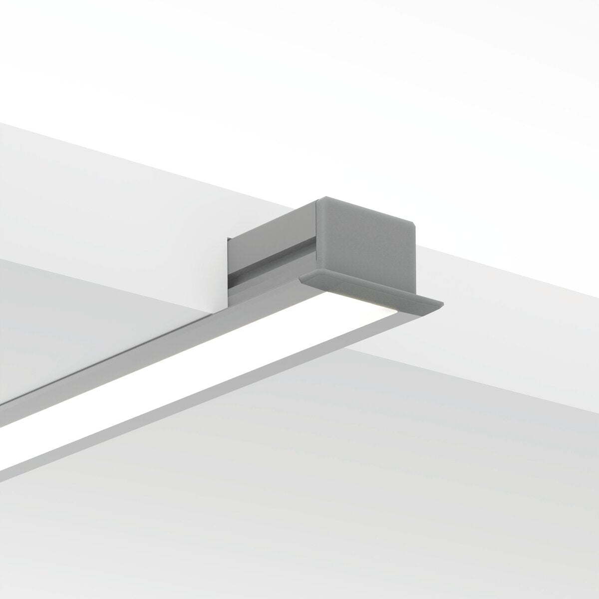 KLUŚ Endkappe PDS-NK, grau, ABS – Detail-/Anwendungsbild
