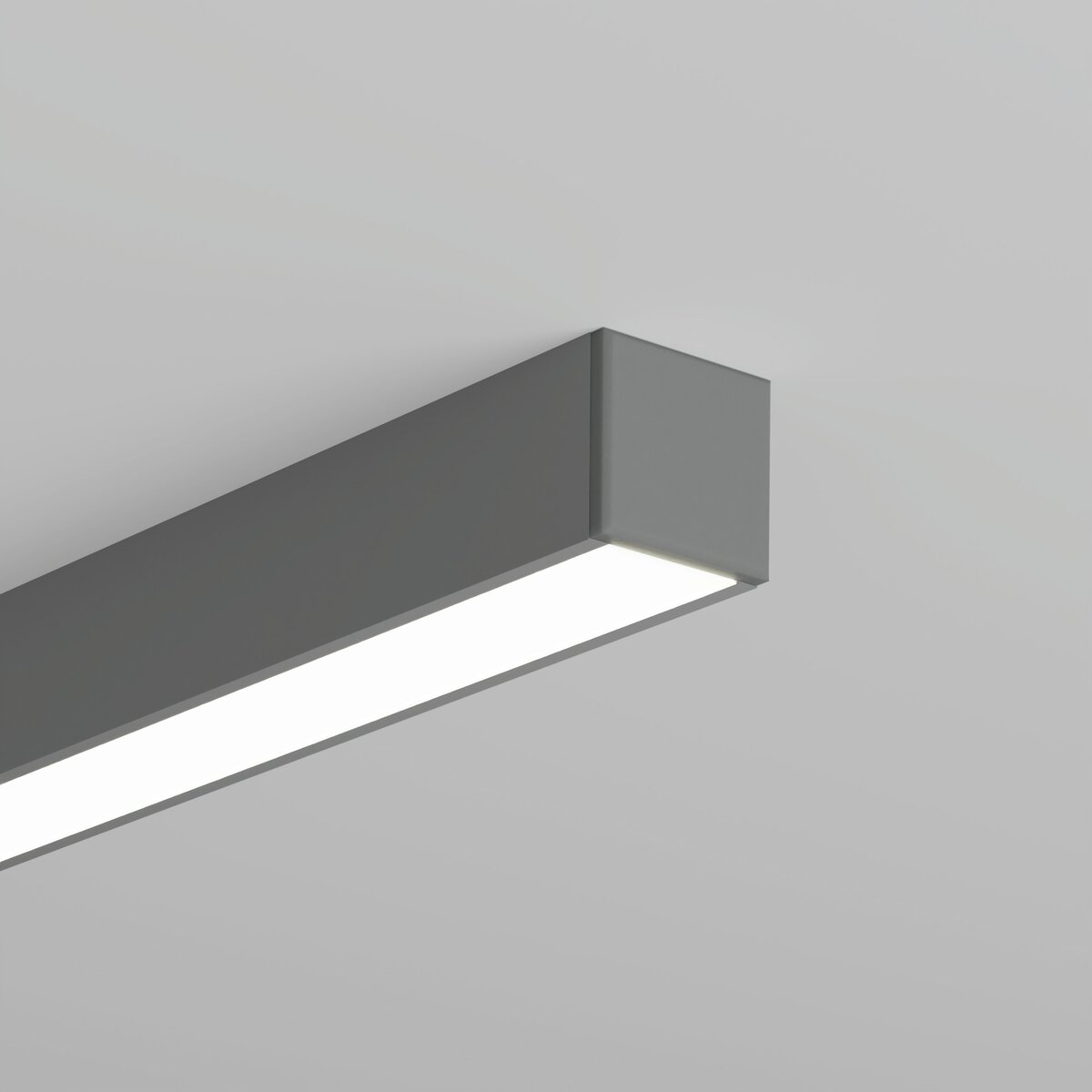 KLUŚ Endkappe PDS-ZM-PLUS, grau, ABS – Detail-/Anwendungsbild