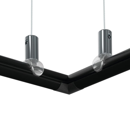 KLUŚ Endkappe PIKO-O-90, schwarz, PA12 – Detail-/Anwendungsbild