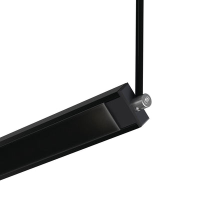 KLUŚ Endkappe mit Stromversorgung MICRO-PLUS, schwarz, ABS – Detail-/Anwendungsbild