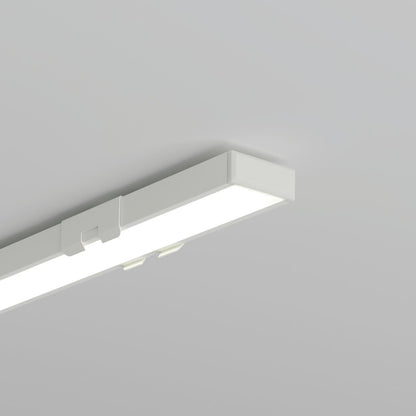 KLUŚ Befestigungsclip PDS, weiß, rostfreier Stahl – Detail-/Anwendungsbild