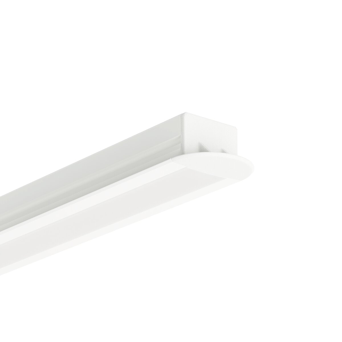 KLUŚ Endkappe PDS-LNK, weiß, ABS – Detail-/Anwendungsbild