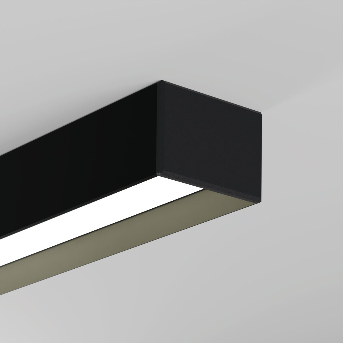 KLUŚ Endkappe GIZA-LL-ZMG, schwarz, ABS – Detail-/Anwendungsbild