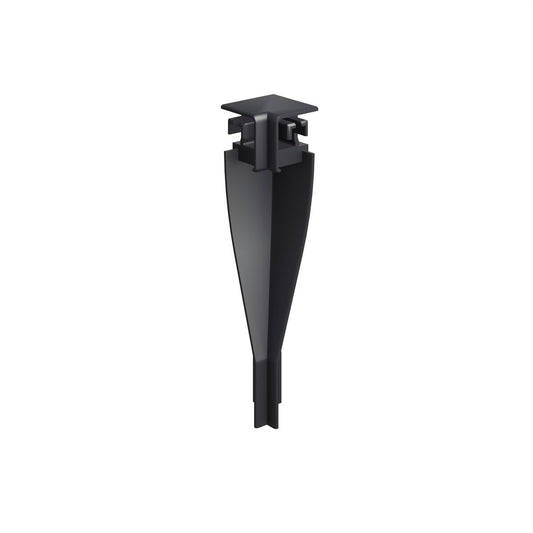 KLUŚ Endkappe OLIS-90W, schwarz, ABS – Produktbild