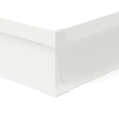 KLUŚ Endkappe OLIS-K-90Z, weiß, ABS – Detail-/Anwendungsbild