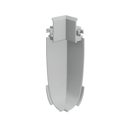 KLUŚ Endkappe OLIS-K-90W, grau, ABS – Produktbild