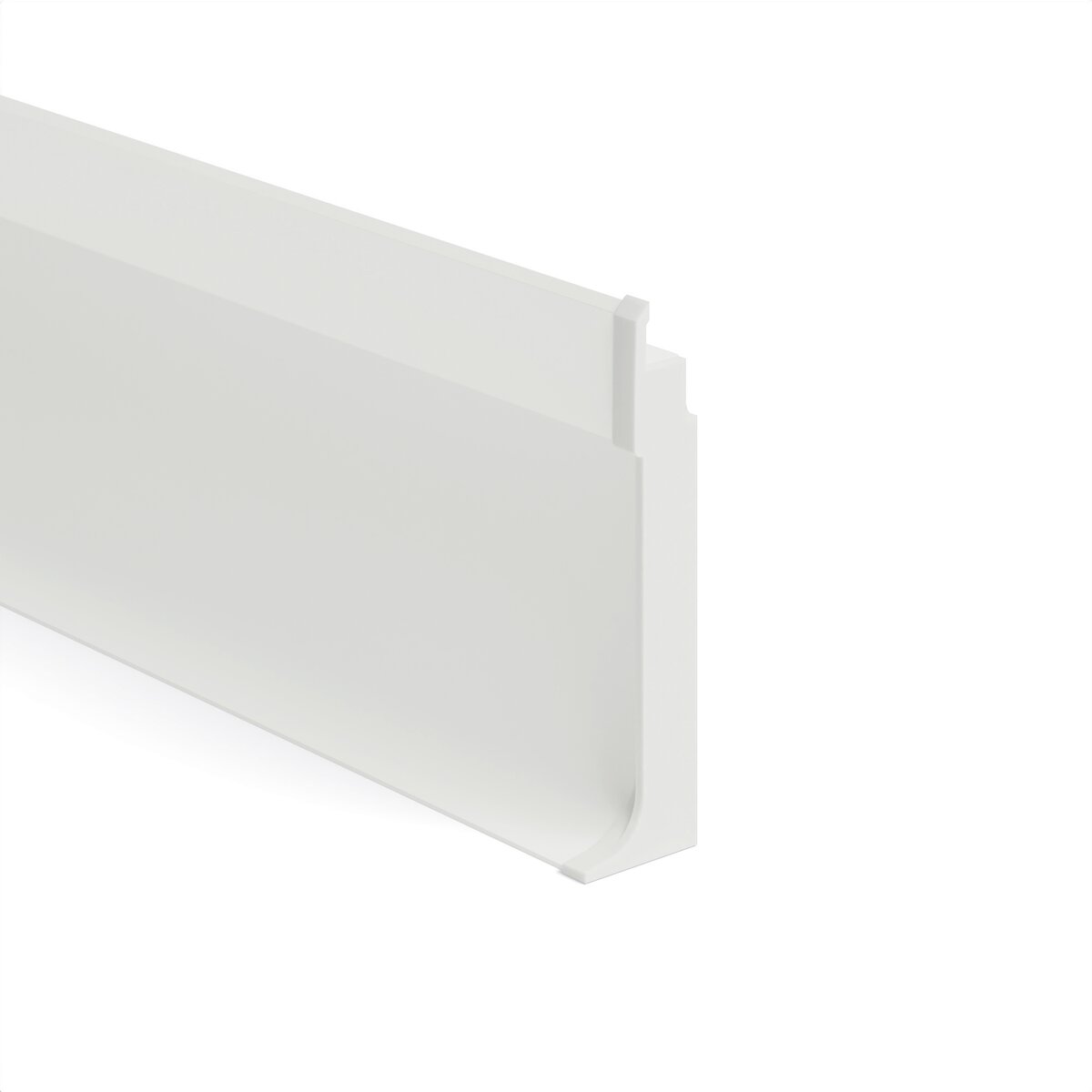 KLUŚ Endkappe OLIS-K-P, weiß, ABS – Detail-/Anwendungsbild