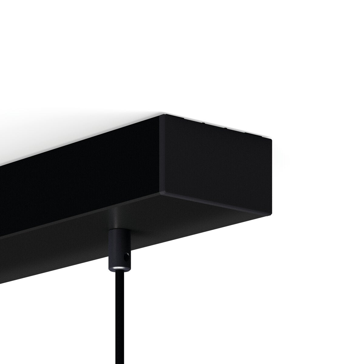 KLUŚ Endkappe BOX-M, schwarz, ABS – Detail-/Anwendungsbild