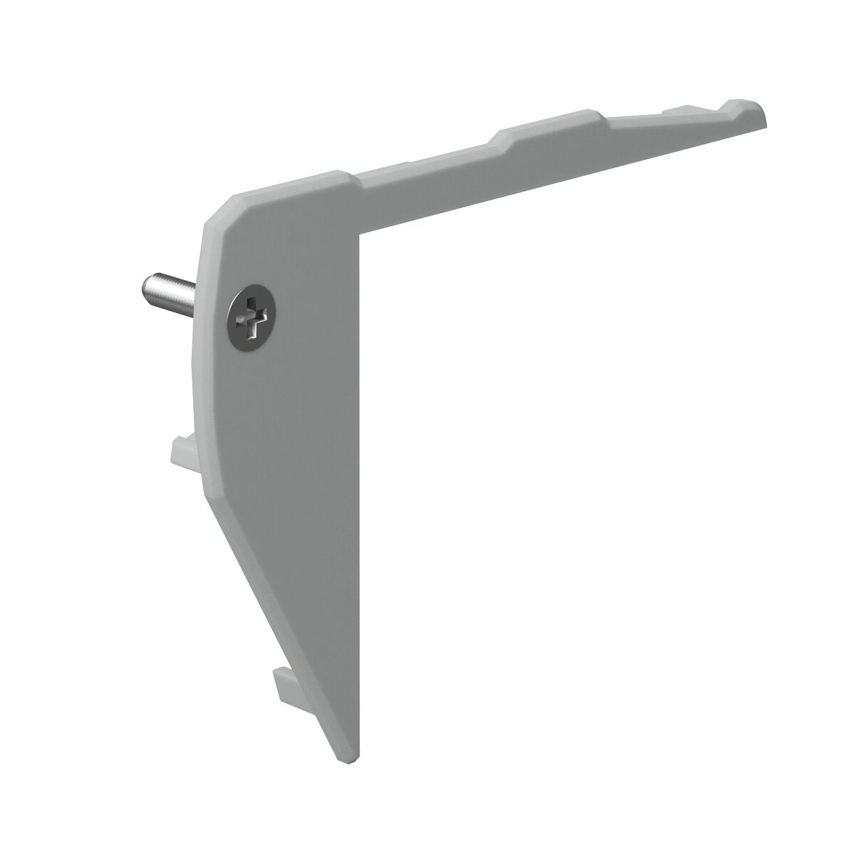 KLUŚ Endkappe STEPUS-P, grau, PP – Produktbild