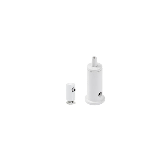 KLUŚ Befestigungsset FI-8-ZM-2, weiß, rostfreier Stahl, Aluminium – Produktbild