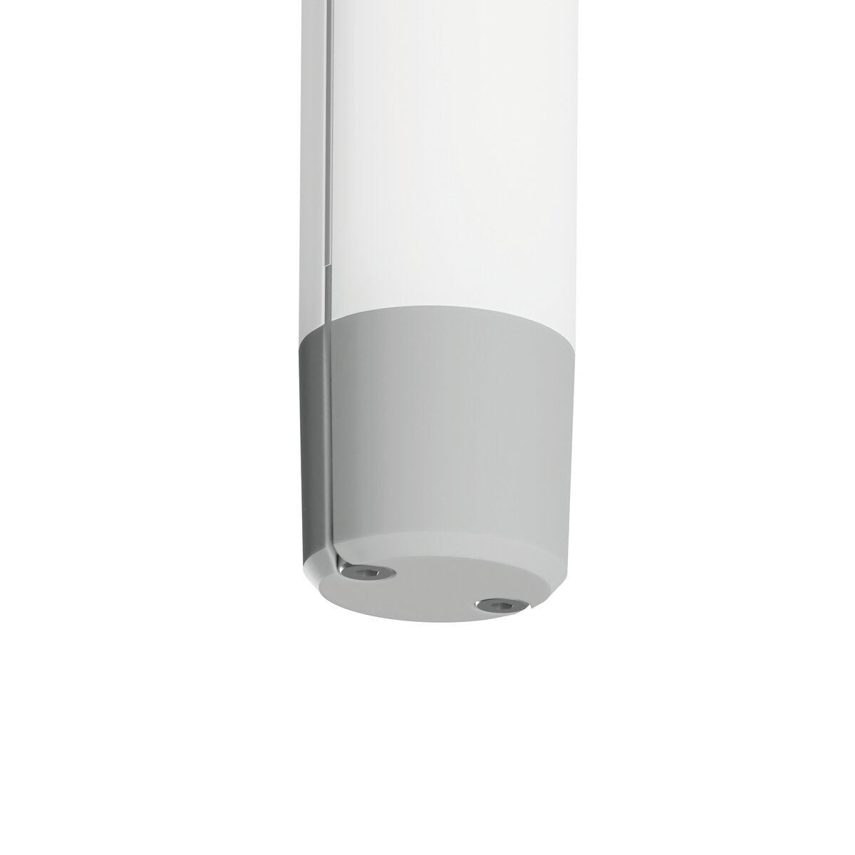KLUŚ Endkappe JAZ-DUO-W, grau, ABS – Detail-/Anwendungsbild