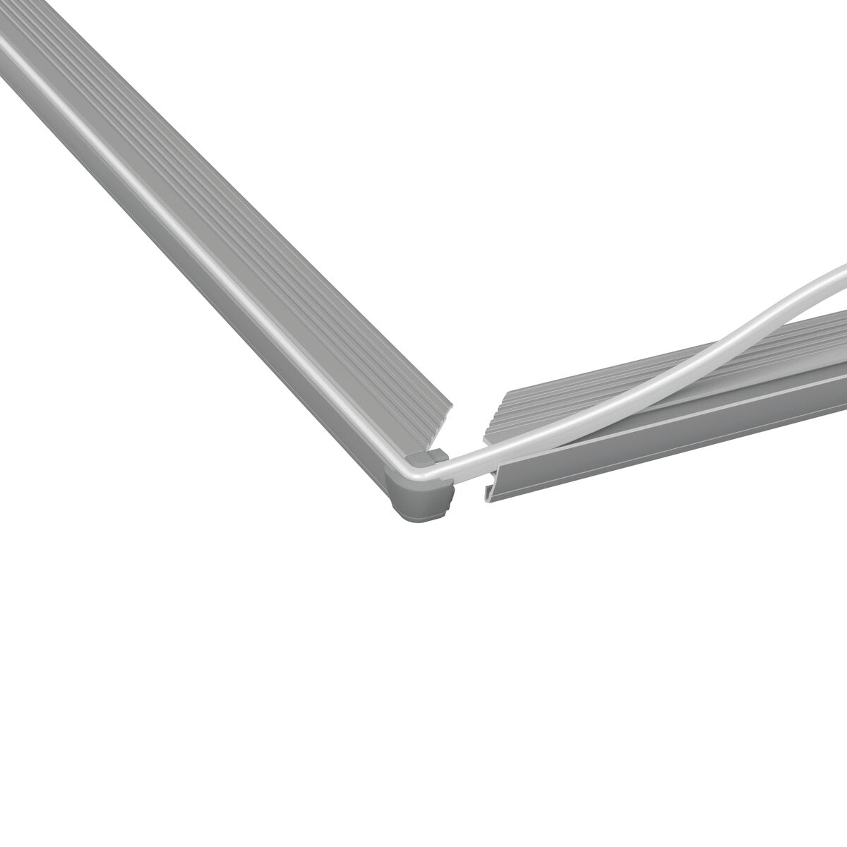 KLUŚ Endkappe STEKO-PLUS-90, schwarz, ABS – Detail-/Anwendungsbild