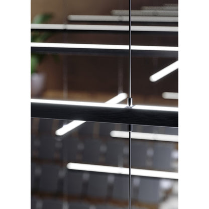 Profil GLAZA-DUO, silber eloxiert – Anwendungs-/Detailbild