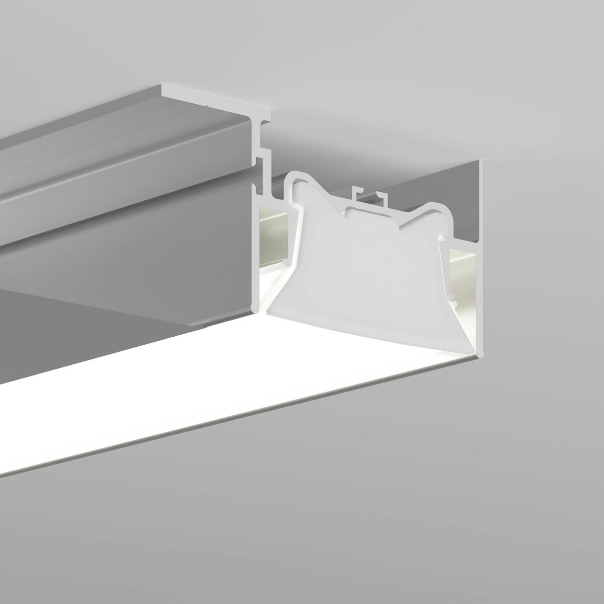 Profil FOLED-50-SUF, silber, nicht eloxiert – Anwendungs-/Detailbild