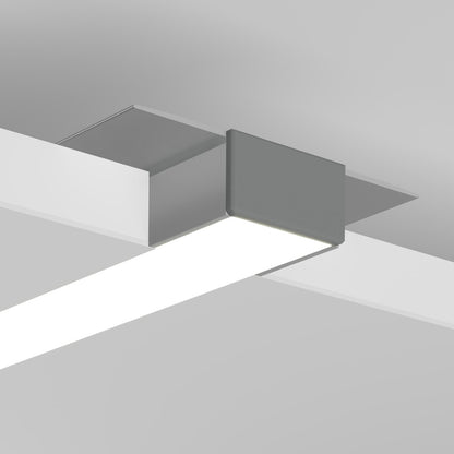 KLUŚ Endkappe GIZA-LL, grau, ABS – Detail-/Anwendungsbild