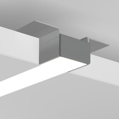 KLUŚ Endkappe GIZA-LL, grau, ABS – Detail-/Anwendungsbild