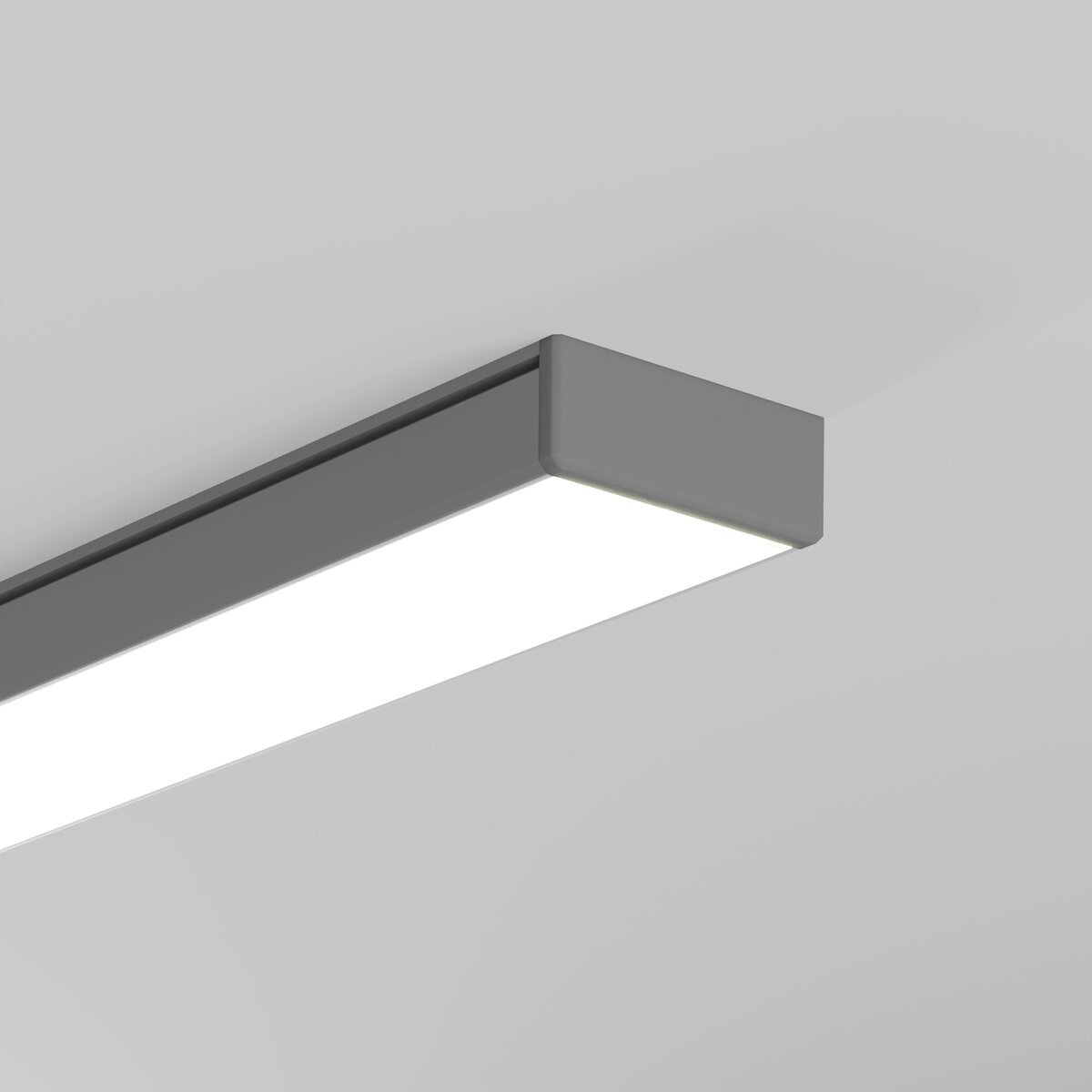 KLUŚ Endkappe GIZA, grau, ABS – Detail-/Anwendungsbild