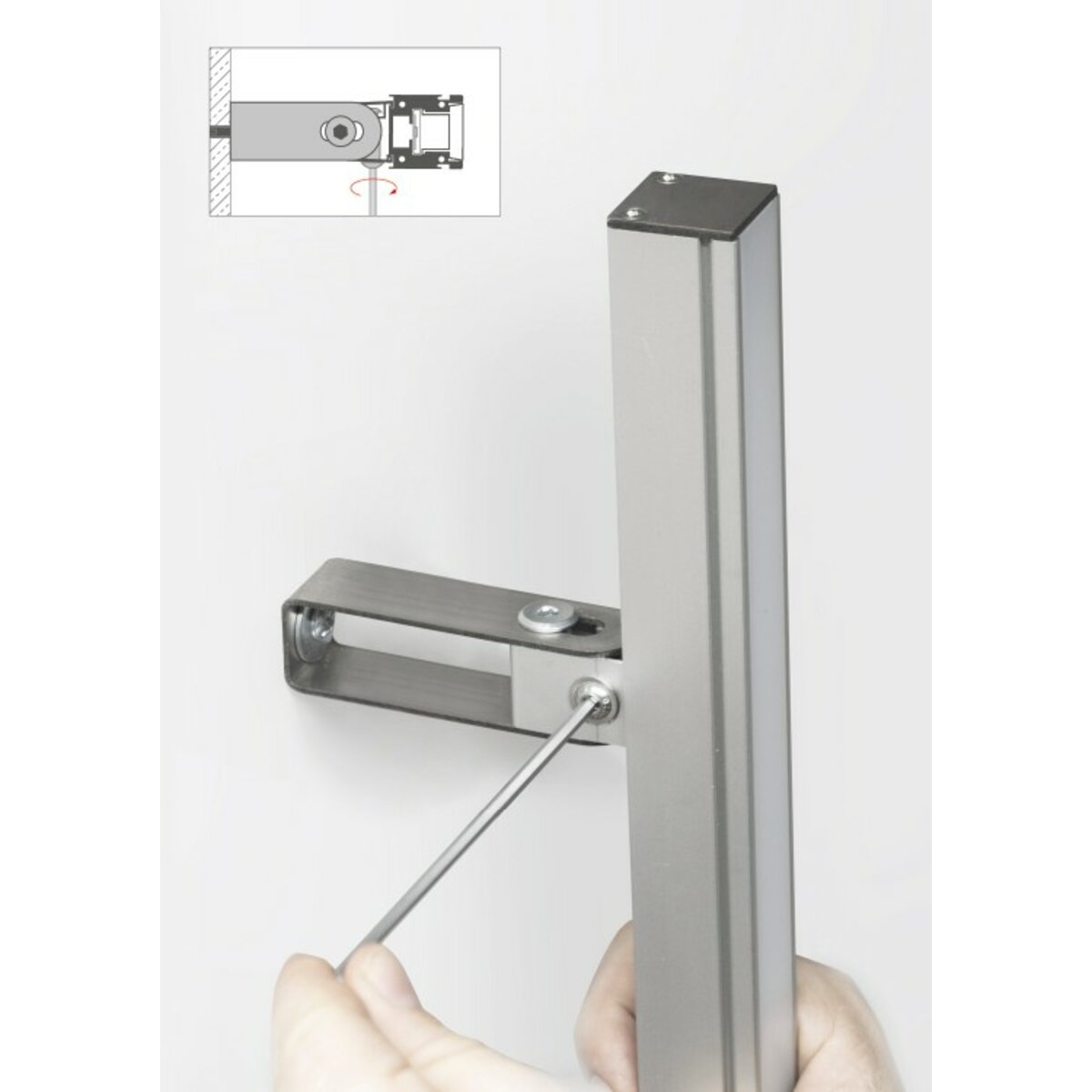 KLUŚ Befestigungsclip HR-OPTI-155 – Detail-/Anwendungsbild
